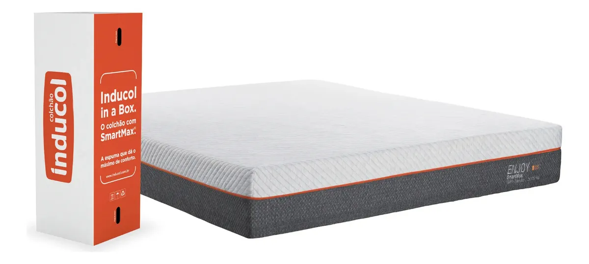 Colchão King Enjoy Inducol 193x203cm C/ Visco 25cm Altura É Bom VEJA AQUI Se Compensa Comprar