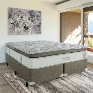  Cama Box Casal Molas Ensacadas 193x203cm Imperatore É Boa