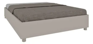 Cama Queen Em Mdp 203cmx164cm Mônaco Off White/ Off Acwt É Boa