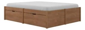 Cama Queen 4 Gavetas Madeira Maciça Beauty Espresso Gewt É Bom