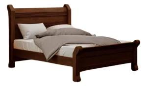 Cama Julia Queen Conforto E Elegância Para Seu Quarto Cor Castanho Linha Júlia É Boa