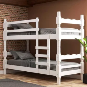 Beliche Mad Maciça Vira 2 Camas Porto Multimóveis Cr4138 Bco Cor Branco É Boa VEJA AQUI Se Compensa Comprar