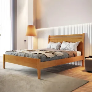Cama Casal 140cm Madeira Maciça Ratan Esmeralda É Boa VEJA AQUI Se Compensa Comprar