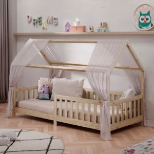 Cama Montessoriana Madeira Maciça Casa Estrado Nina Natural É Boa VEJA AQUI Se Compensa Comprar