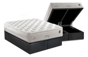Cama Box Baú Queen: Colchão Molas Masterpocket Ensacadas Anjo É Boa VEJA AQUI Se Compensa Comprar
