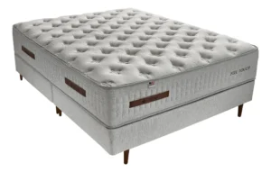 Cama Box King 193x203 Com Molas Ensacadas Carolina Mattress É Boa VEJA AQUI Se Compensa Comprar