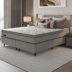 Cama Box King Size + Colchão M. Umaflex 193x203x68cm É Boa VEJA AQUI Se Compensa Comprar