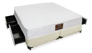 Conjunto Dabe Hotel Ensacado Box 4 Gavetas Bege 193x203 É Boa VEJA AQUI Se Compensa Comprar