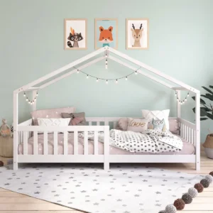 Cama Montessoriana Madeira Maciça Casa Estrado Lisan Branco É Bom VEJA AQUI Se Compensa Comprar
