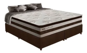 Cama Box Queen 158m Colchão Molas Ensacadas 30cm Love Story 158x198x68cm É Boa VEJA AQUI Se Compensa Comprar