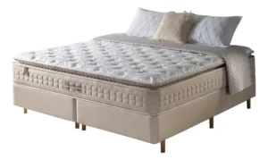 Cama Box King + Colchão Molas Ensacadas Cincinnati 193x203 É Boa VEJA AQUI Se Compensa Comprar