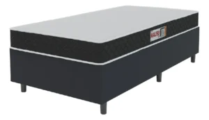 Cama Box colchão Solteiro espuma D20 Malibu 78cm preto Khiara É Boa VEJA AQUI Se Compensa Comprar