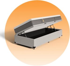 Cama Baú Emma Solteiro 88x188cm 1 ano de garantia É Boa VEJA AQUI Se Compensa Comprar
