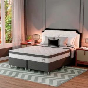 Cama Box Com Colchão Solteiro Sigma Molas Ensacadas VEJA AQUI Se Compensa Comprar
