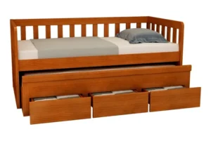Bicama Oriente 3 Gavetas Madeira Maciça + 2 Cochoes Ortobom Cor Avela É Boa VEJA AQUI Se Compensa Comprar
