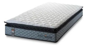 King House Colchão Espuma D33 Chicago Solteiro 88cm x 188cm x 19cm Cor Cinza É Bom VEJA AQUI Se Compensa Comprar