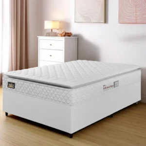 Cama Box Casal Colchão Espuma D33 Pillow Top New Millenium É Boa VEJA AQUI Se Compensa Comprar