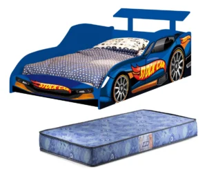 Magazine Bela Cama Carro Infantil Com Colchão Solteiro Cor Azul 188 X 88 Cm De Criança Montessoriana Quarto Juvenil Menino É Boa VEJA AQUI Se Compensa Comprar